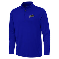 Buffalo Bills Antigua Reprocess Quarter-Zip Top - Royal Tops