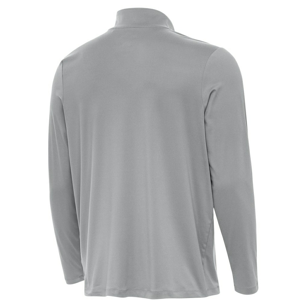 New England Patriots Antigua Reprocess Quarter-Zip Top - Gray Tops