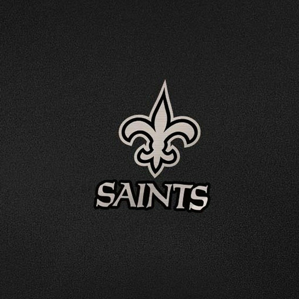 New Orleans Saints Antigua Reprocess Quarter-Zip Top - Black Tops