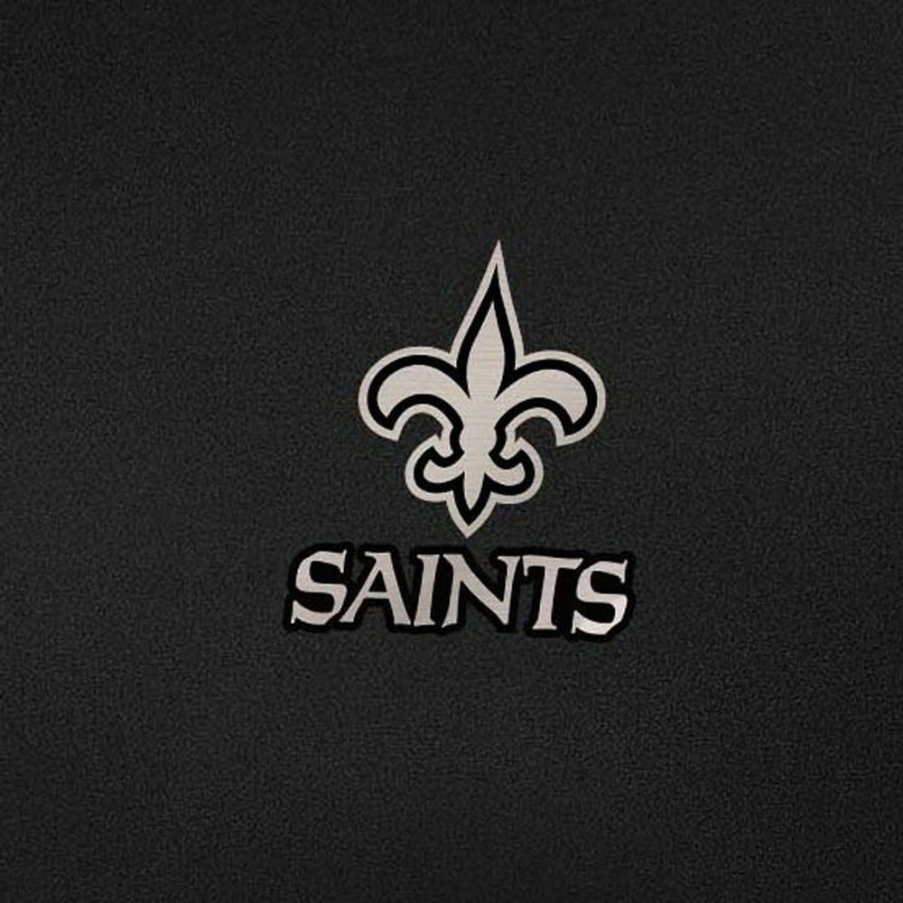 New Orleans Saints Antigua Reprocess Quarter-Zip Top - Black Tops