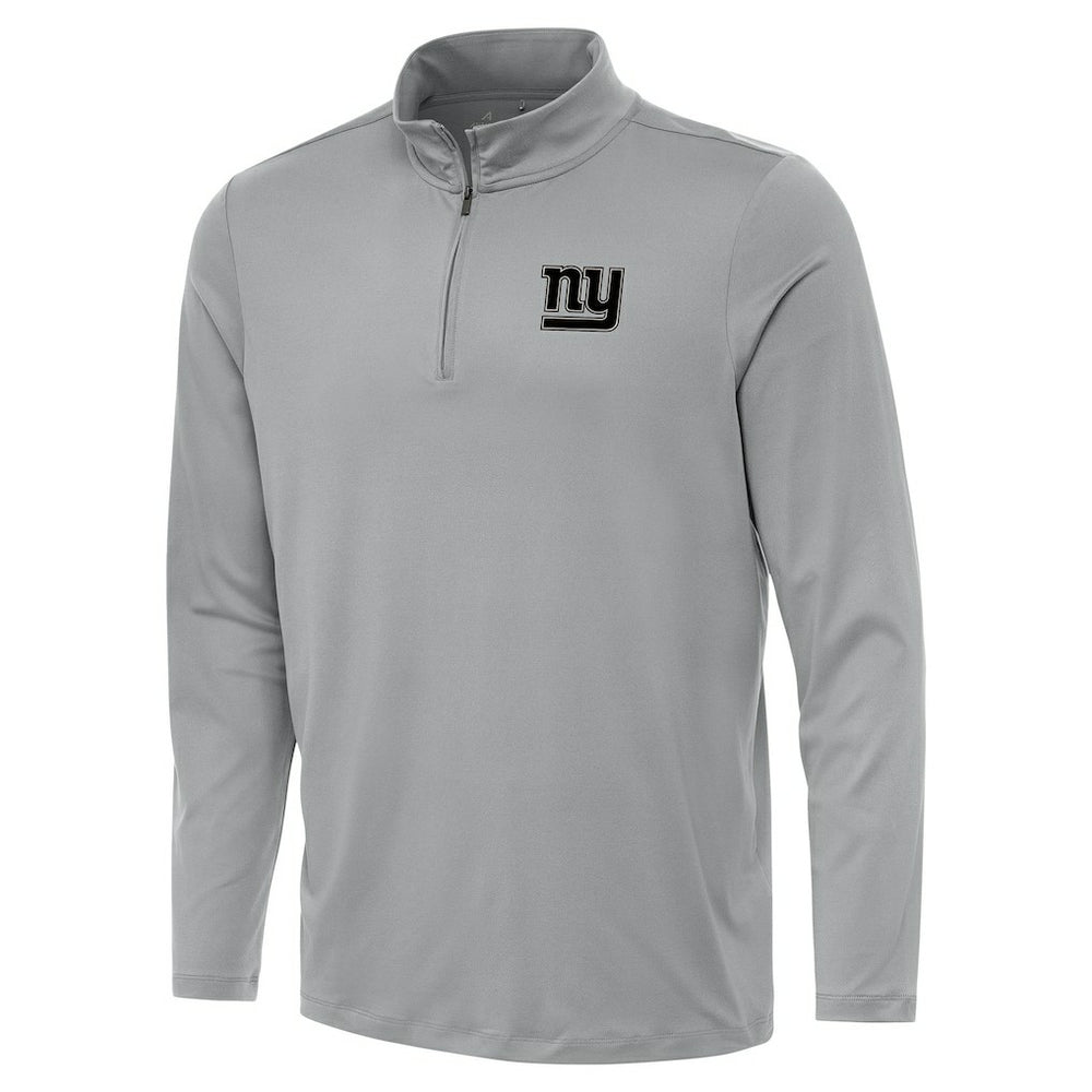 New York Giants Antigua Reprocess Quarter-Zip Top - Gray Tops