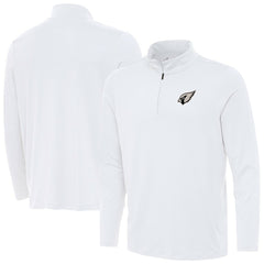 Arizona Cardinals Antigua Reprocess Quarter-Zip Top - White Tops