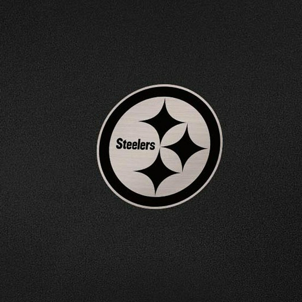 Pittsburgh Steelers Antigua Reprocess Quarter-Zip Top - Black Tops