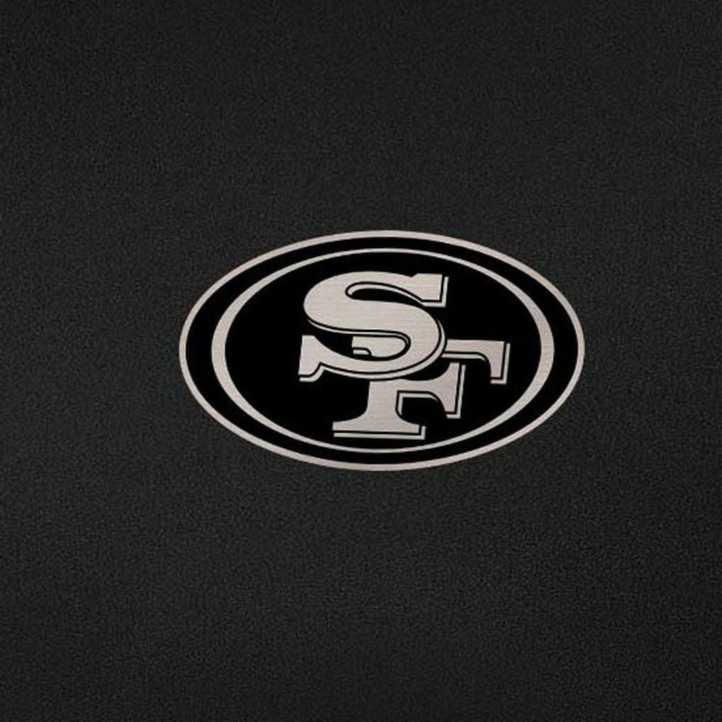 San Francisco 49ers Antigua Reprocess Quarter-Zip Top - Black Tops