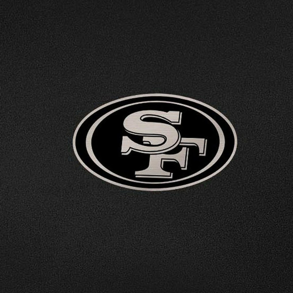 San Francisco 49ers Antigua Reprocess Quarter-Zip Top - Black Tops