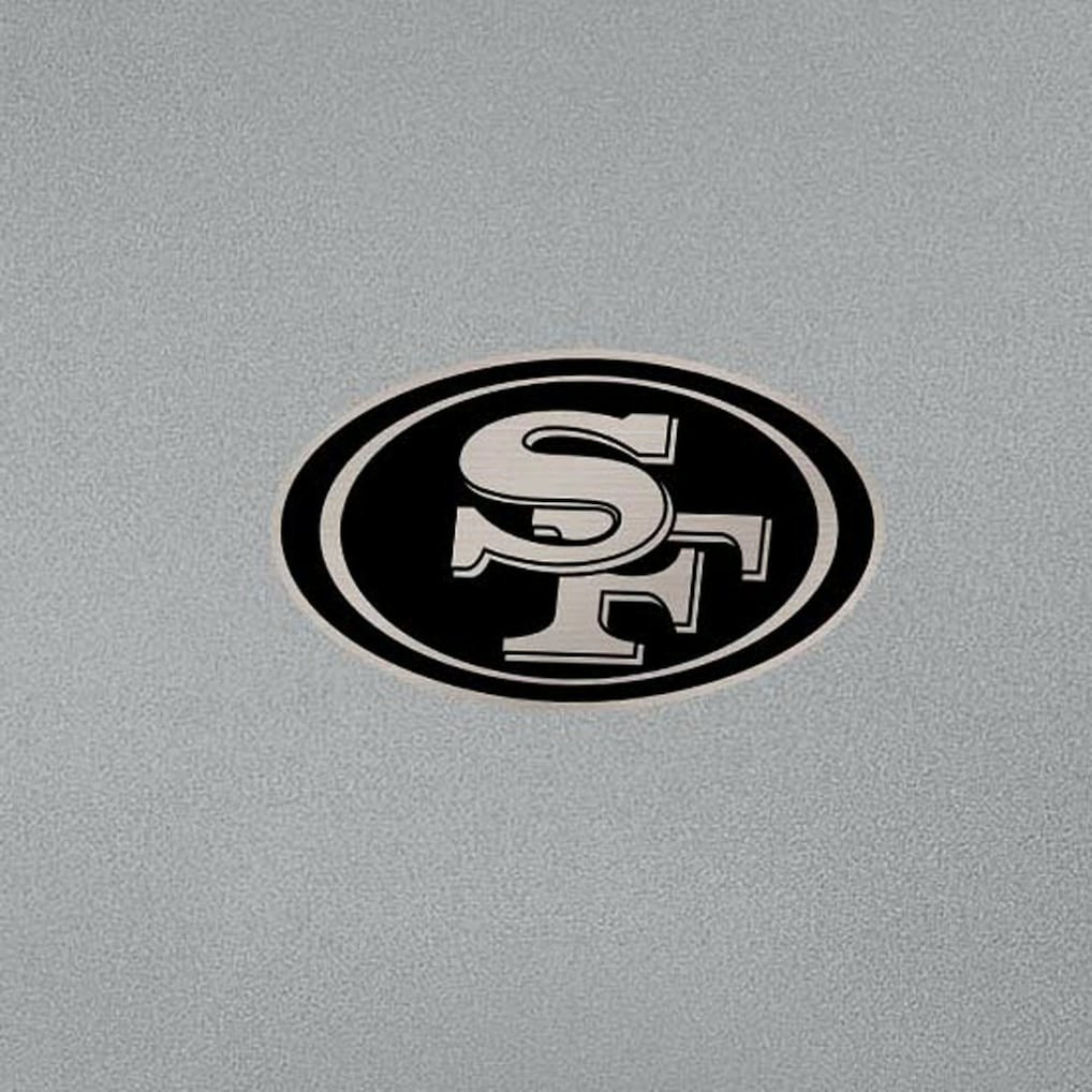 San Francisco 49ers Antigua Reprocess Quarter-Zip Top - Gray Tops