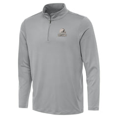 Cleveland Browns Antigua Reprocess Quarter-Zip Top - Gray Tops