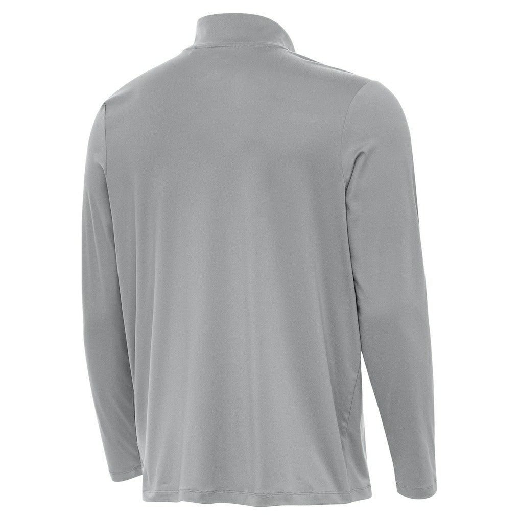 Cleveland Browns Antigua Reprocess Quarter-Zip Top - Gray Tops
