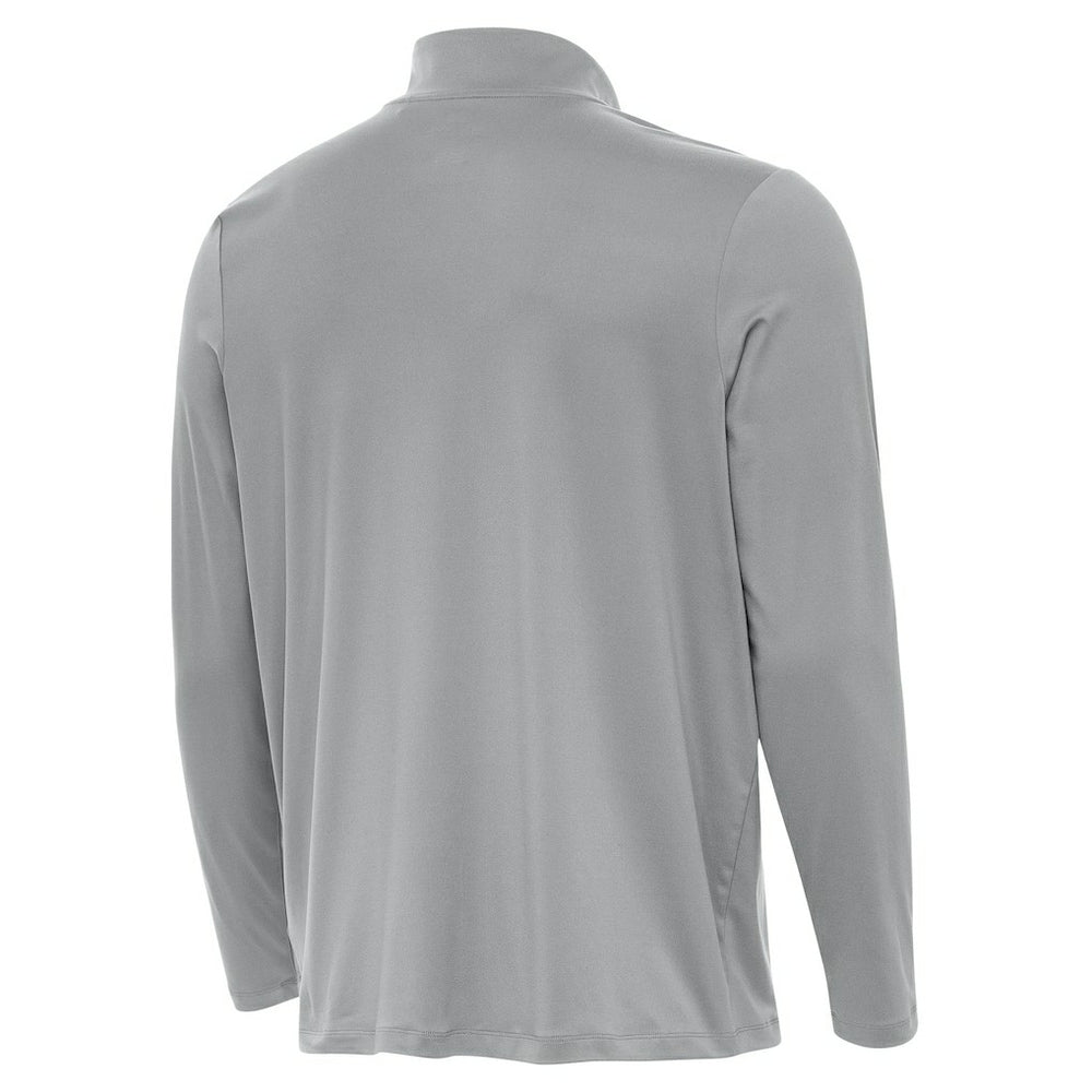 Cleveland Browns Antigua Reprocess Quarter-Zip Top - Gray Tops