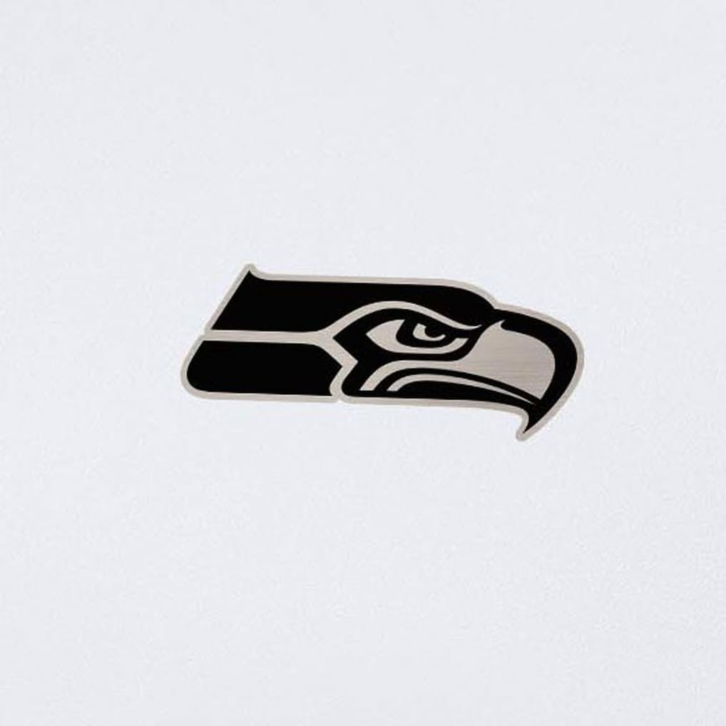 Seattle Seahawks Antigua Reprocess Quarter-Zip Top - White Tops