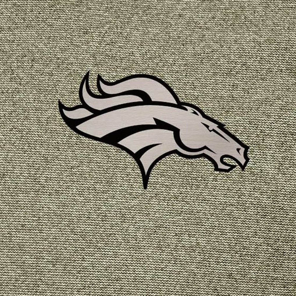 Denver Broncos Antigua Subtle Quarter-Zip Top - Heather Olive Tops