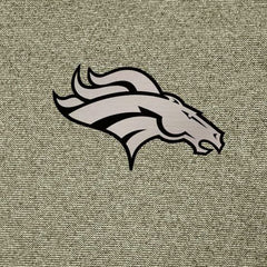 Denver Broncos Antigua Subtle Quarter-Zip Top - Heather Olive Tops