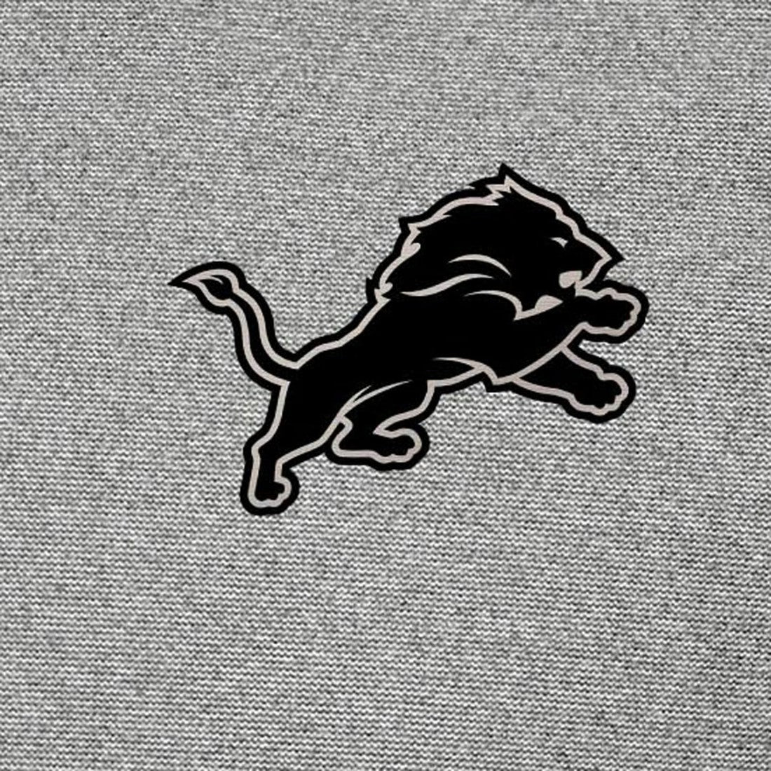 Detroit Lions Antigua Subtle Quarter-Zip Top - Heather Gray Tops