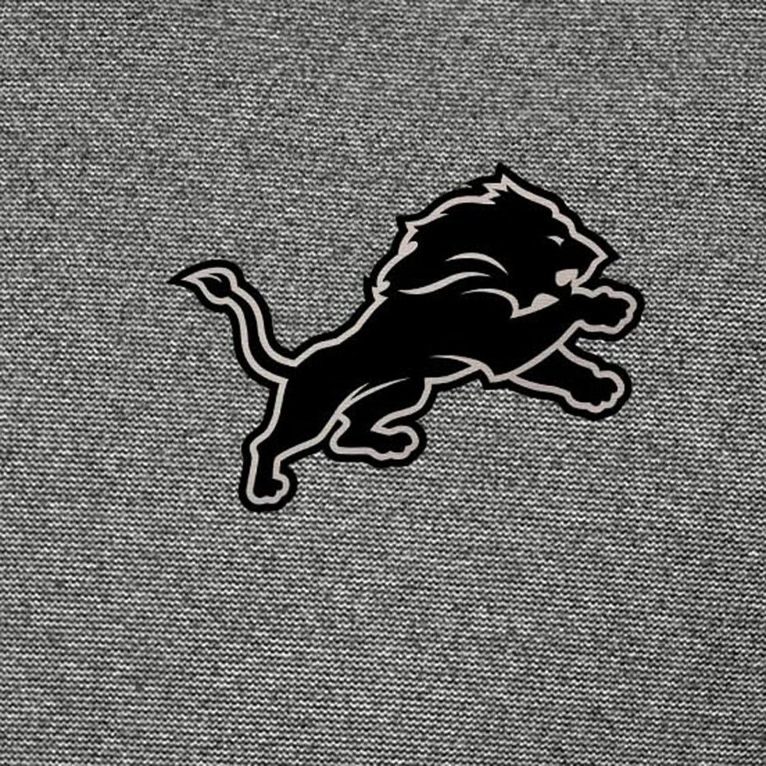 Detroit Lions Antigua Subtle Quarter-Zip Top - Heather Black Tops