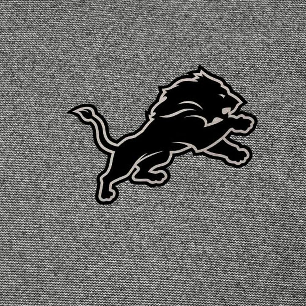 Detroit Lions Antigua Subtle Quarter-Zip Top - Heather Black Tops
