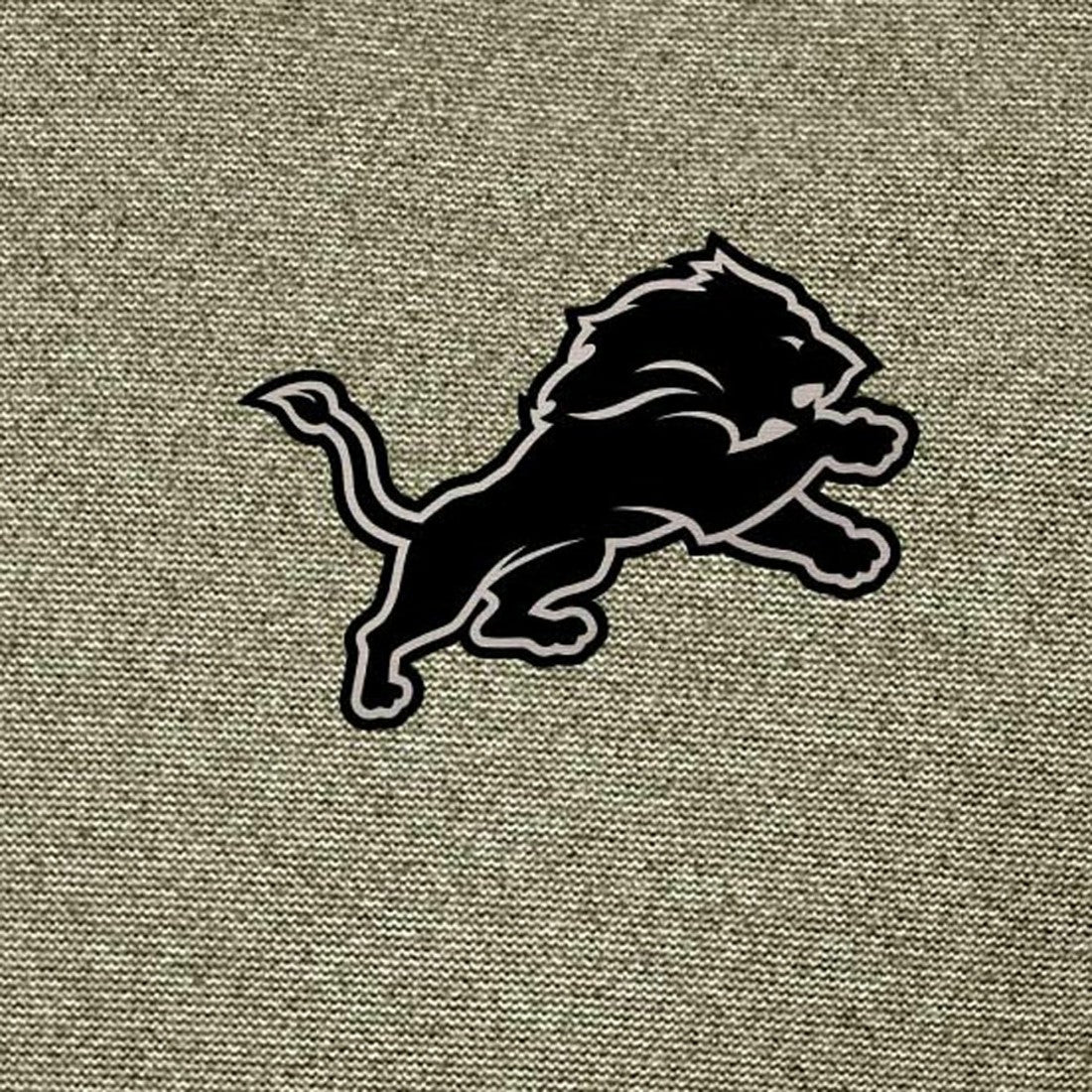 Detroit Lions Antigua Subtle Quarter-Zip Top - Heather Olive Tops