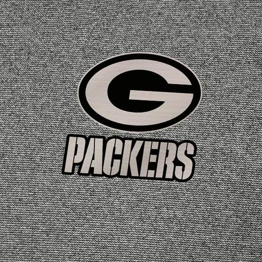 Green Bay Packers Antigua Subtle Quarter-Zip Top - Heather Black Tops