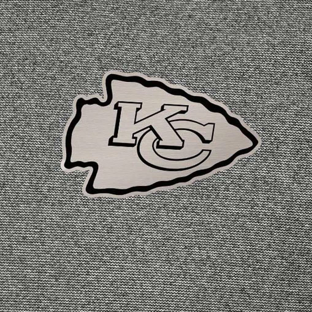 Kansas City Chiefs Antigua Subtle Quarter-Zip Top - Heather Black Tops