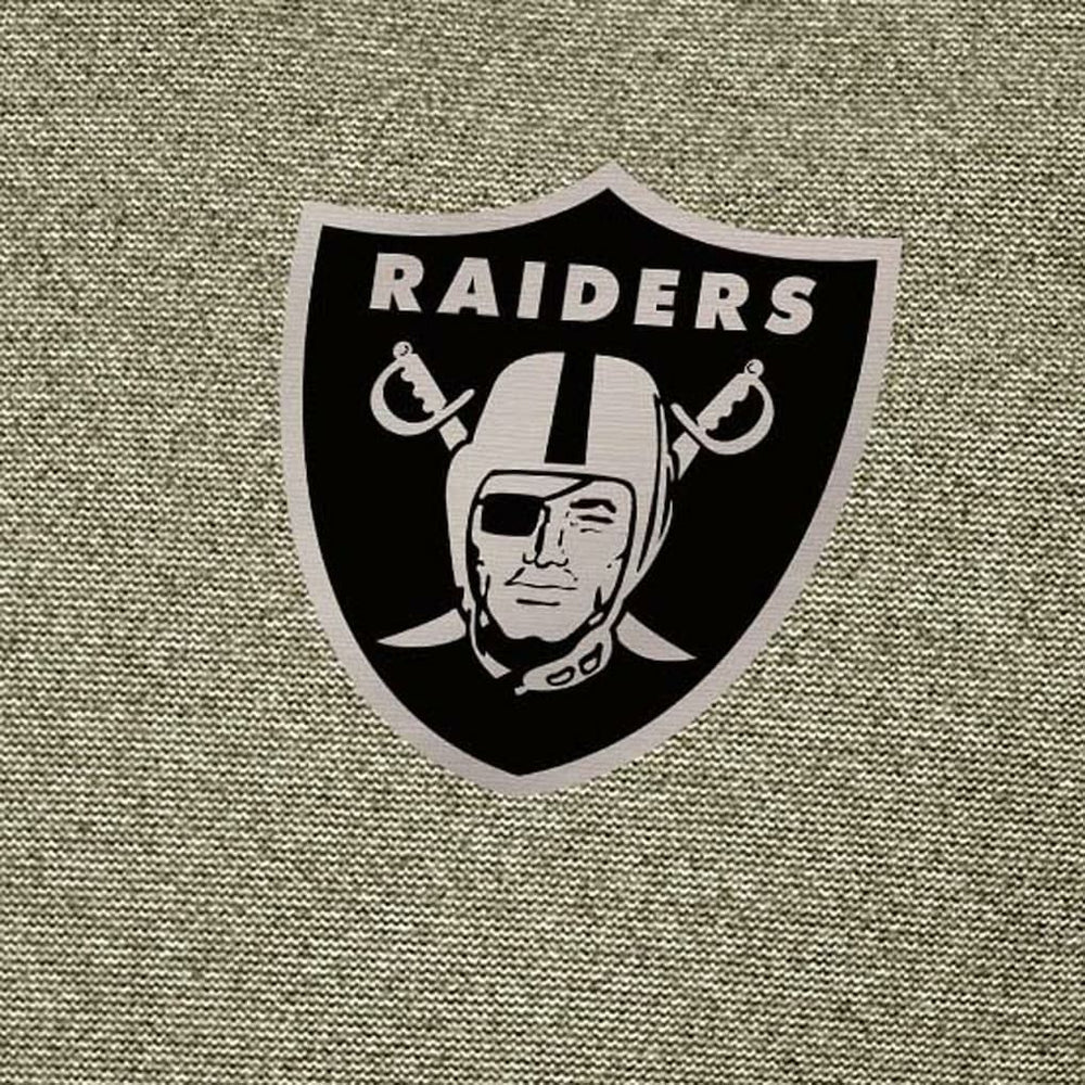Las Vegas Raiders Antigua Subtle Quarter-Zip Top - Heather Olive Tops