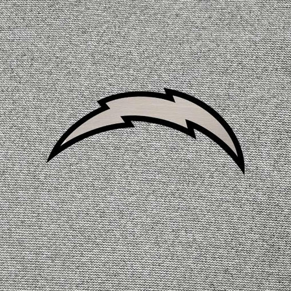 Los Angeles Chargers Antigua Subtle Quarter-Zip Top - Heather Gray Tops