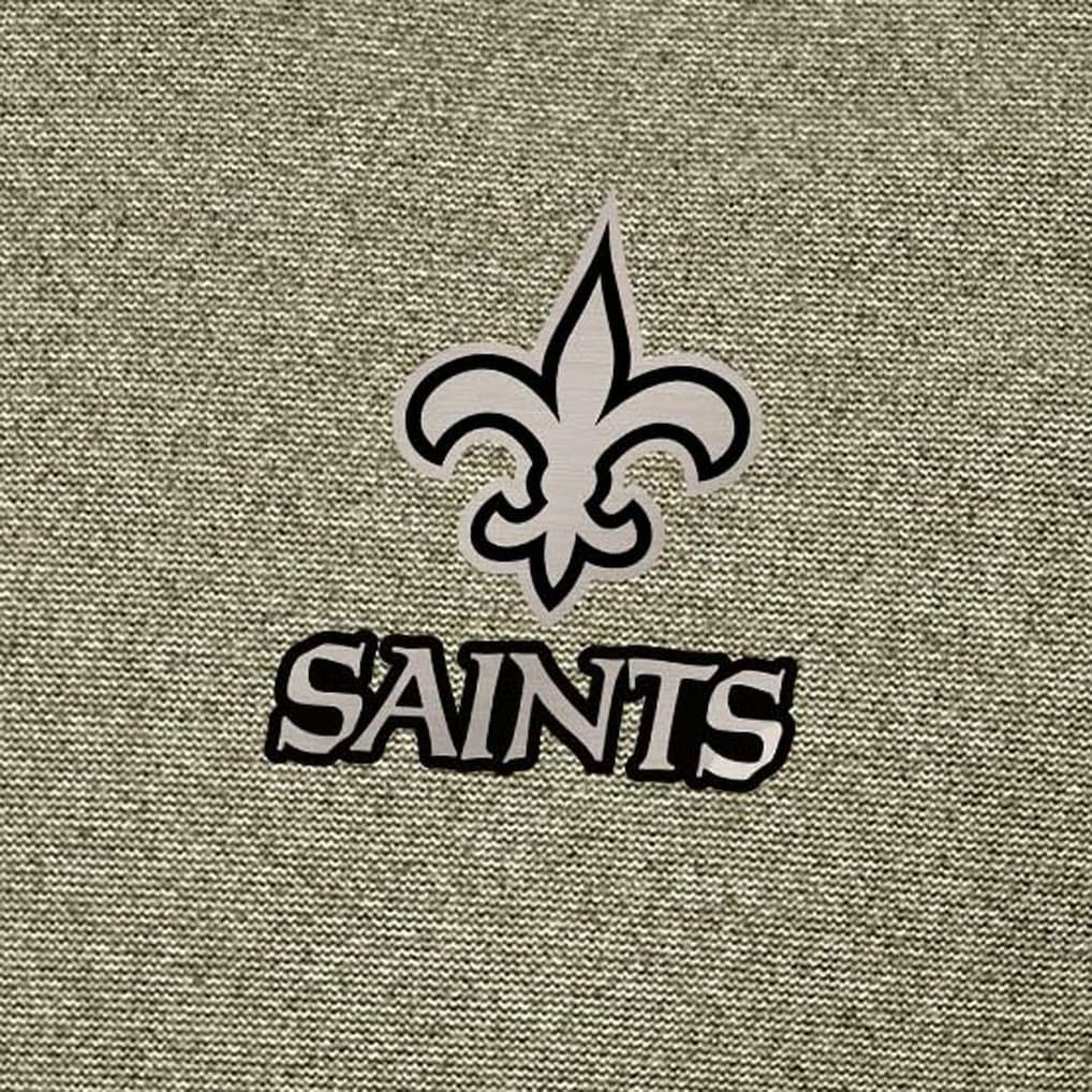 New Orleans Saints Antigua Subtle Quarter-Zip Top - Heather Olive Tops