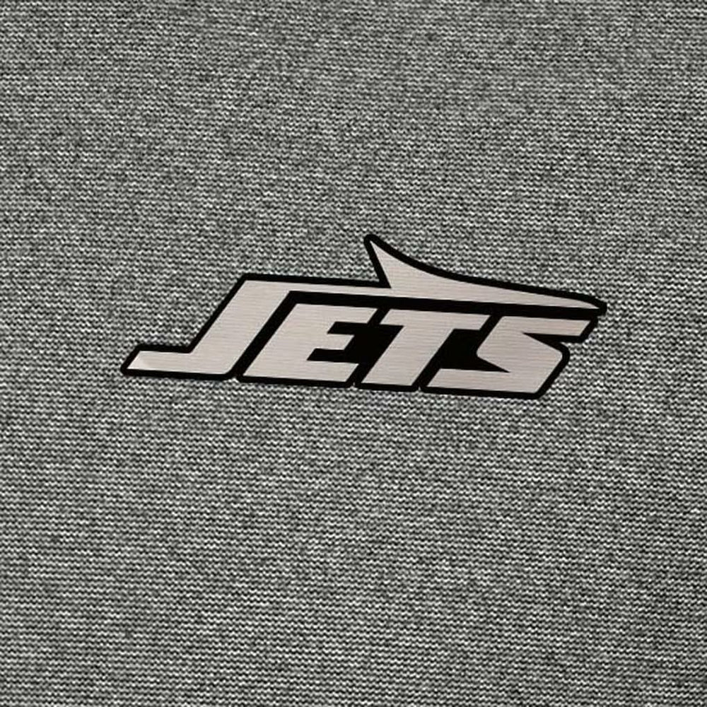 New York Jets Antigua Subtle Quarter-Zip Top - Heather Black Tops