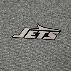 New York Jets Antigua Subtle Quarter-Zip Top - Heather Black Tops