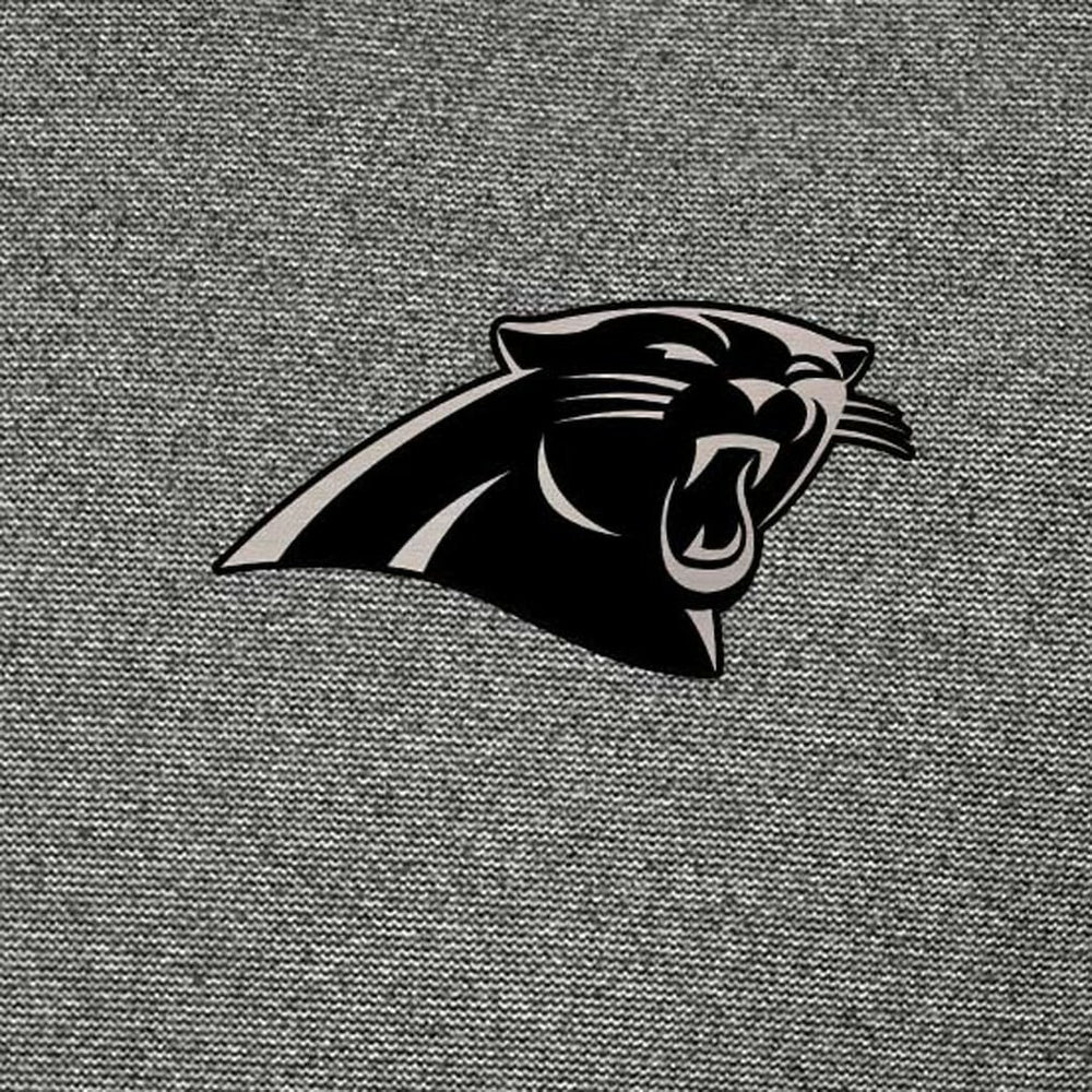 Carolina Panthers Antigua Subtle Quarter-Zip Top - Heather Black Tops