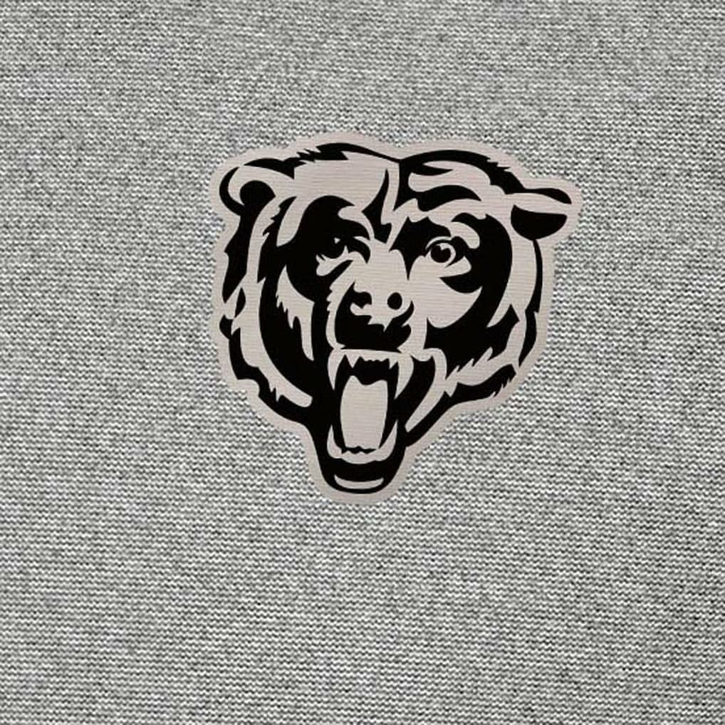 Chicago Bears Antigua Subtle Quarter-Zip Top - Heather Gray Tops