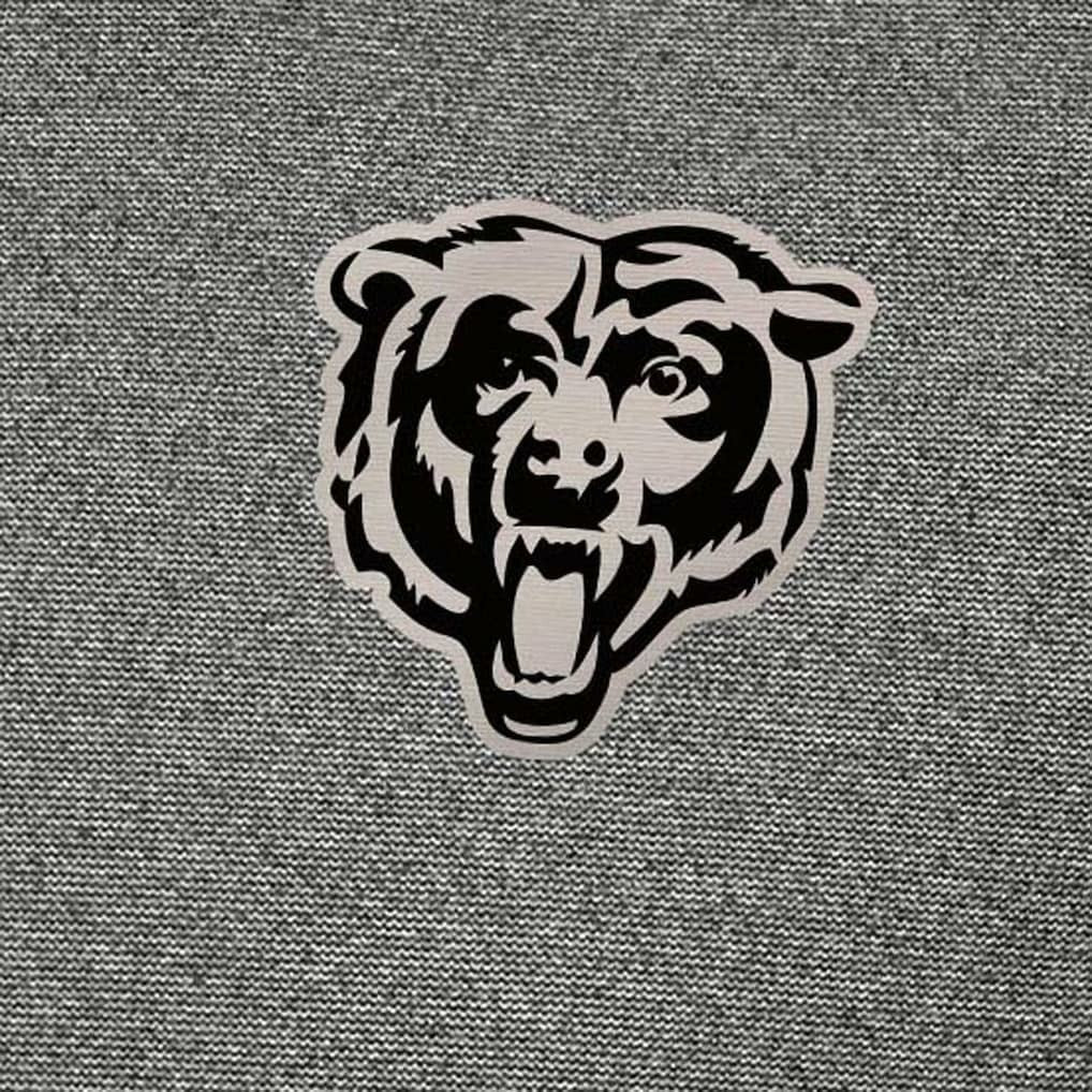 Chicago Bears Antigua Subtle Quarter-Zip Top - Heather Black Tops