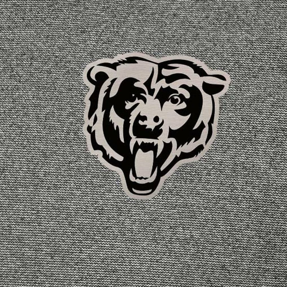 Chicago Bears Antigua Subtle Quarter-Zip Top - Heather Black Tops