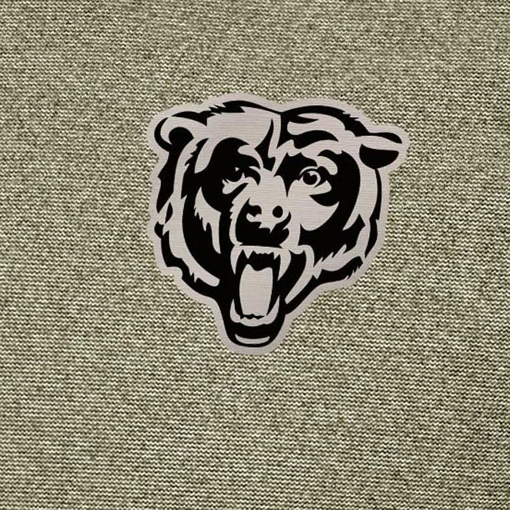 Chicago Bears Antigua Subtle Quarter-Zip Top - Heather Olive Tops