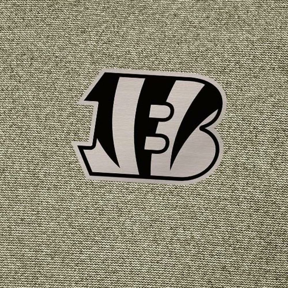 Cincinnati Bengals Antigua Subtle Quarter-Zip Top - Heather Olive Tops