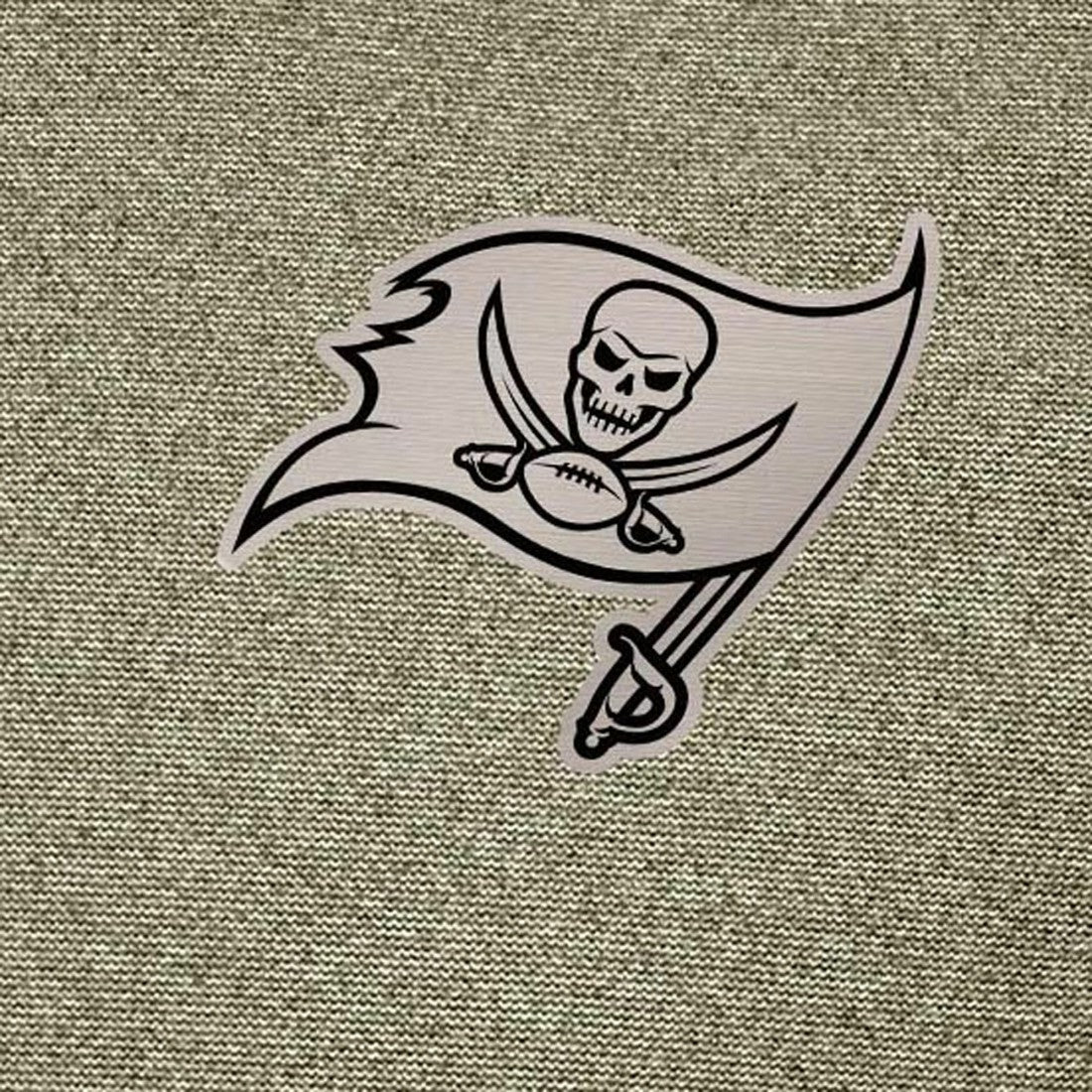 Tampa Bay Buccaneers Antigua Subtle Quarter-Zip Top - Heather Olive Tops