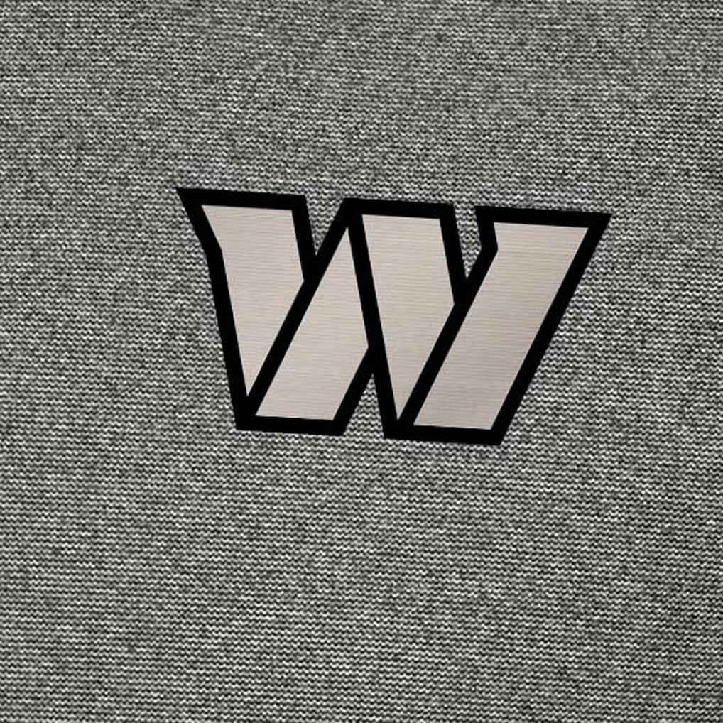Washington Commanders Antigua Subtle Quarter-Zip Top - Heather Black Tops