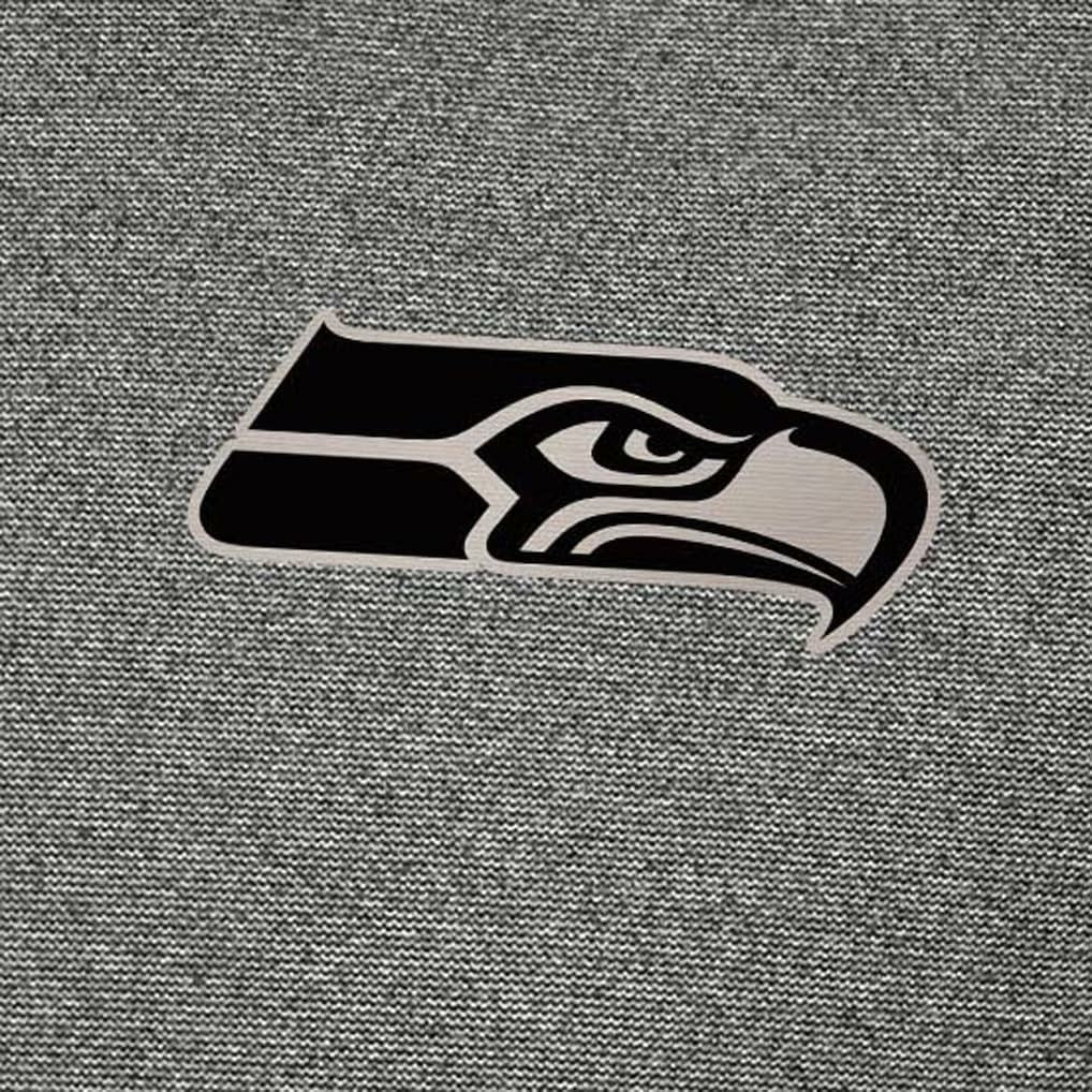 Seattle Seahawks Antigua Subtle Quarter-Zip Top - Heather Black Tops