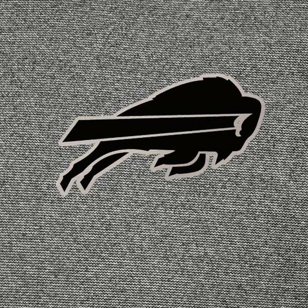 Buffalo Bills Antigua Subtle Quarter-Zip Top - Heather Black Tops
