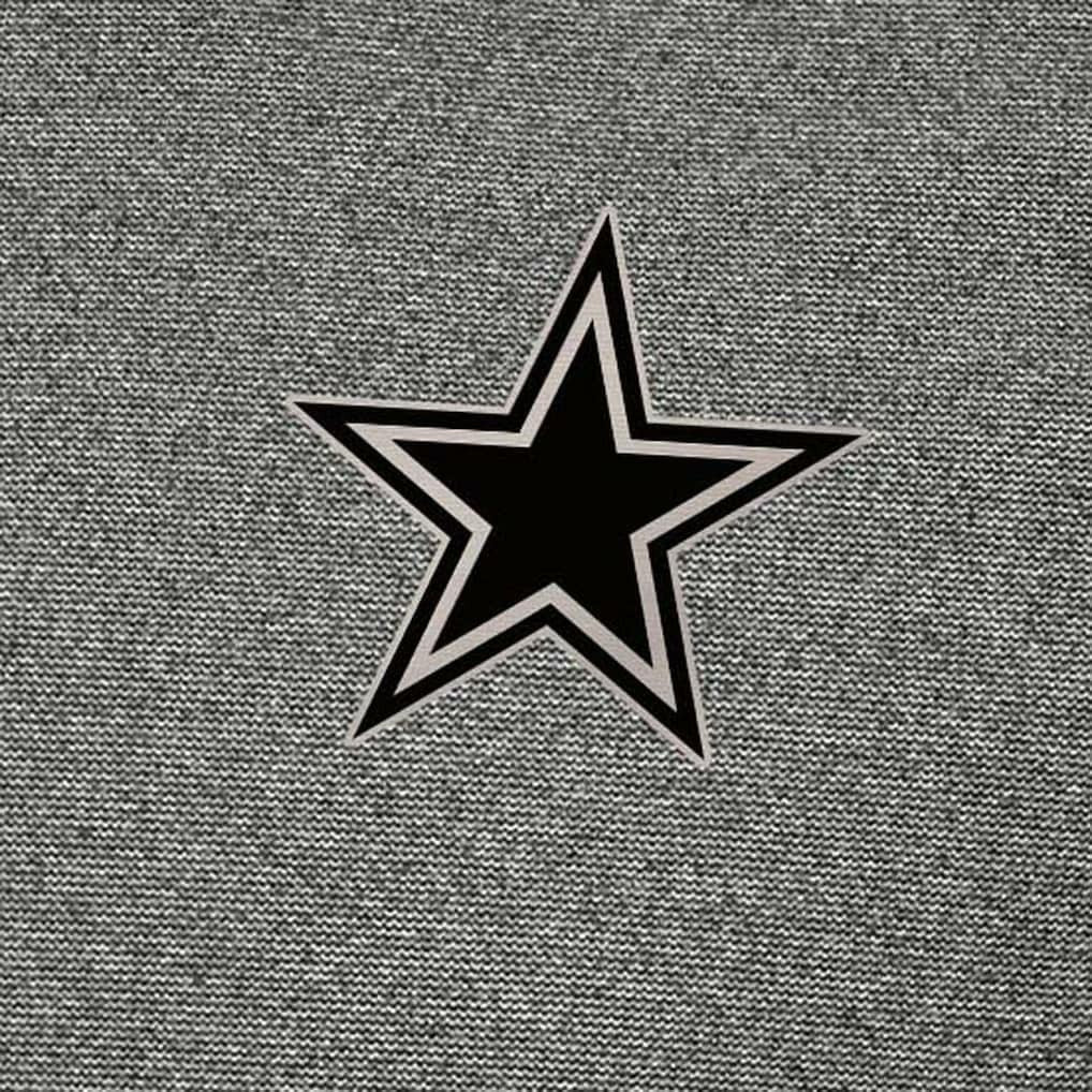 Dallas Cowboys Antigua Subtle Quarter-Zip Top - Heather Black Tops