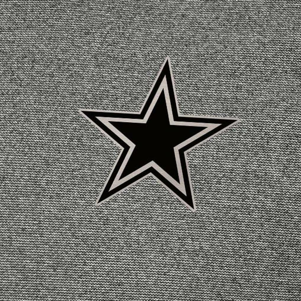 Dallas Cowboys Antigua Subtle Quarter-Zip Top - Heather Black Tops