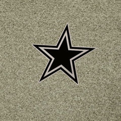 Dallas Cowboys Antigua Subtle Quarter-Zip Top - Heather Olive Tops