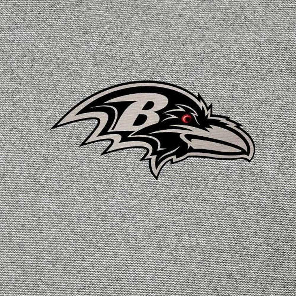 Baltimore Ravens Antigua Subtle Quarter-Zip Top - Heather Gray Tops