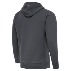 Buffalo Bills Antigua Brushed Carbon Victory Pullover Hoodie - Charcoal Hoodies