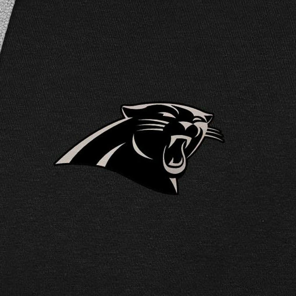 Carolina Panthers Antigua Brushed Carbon Victory Pullover Hoodie - Black Hoodies