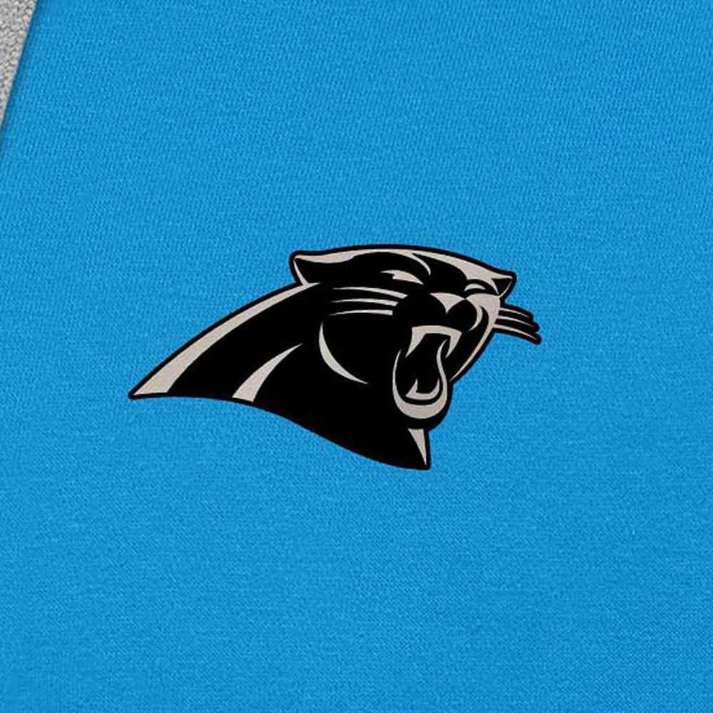 Carolina Panthers Antigua Brushed Carbon Victory Pullover Hoodie - Blue Hoodies