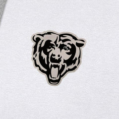 Chicago Bears Antigua Brushed Carbon Victory Pullover Hoodie - White Hoodies
