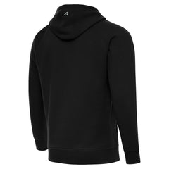 Chicago Bears Antigua Brushed Carbon Victory Pullover Hoodie - Black Hoodies