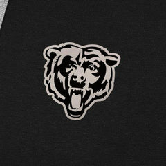 Chicago Bears Antigua Brushed Carbon Victory Pullover Hoodie - Black Hoodies