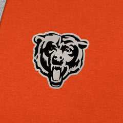 Chicago Bears Antigua Brushed Carbon Victory Pullover Hoodie - Orange Hoodies