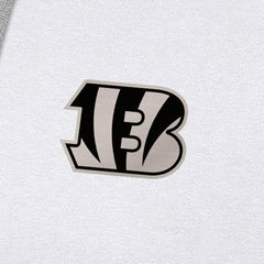 Cincinnati Bengals Antigua Brushed Carbon Victory Pullover Hoodie - White Hoodies