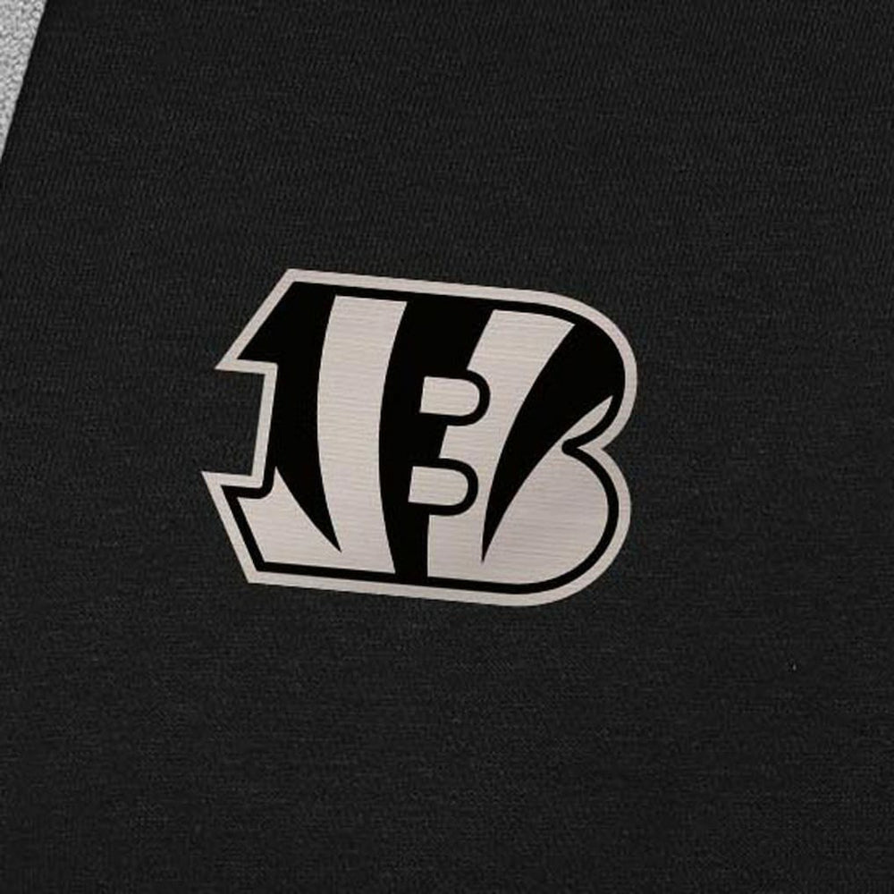 Cincinnati Bengals Antigua Brushed Carbon Victory Pullover Hoodie - Black Hoodies